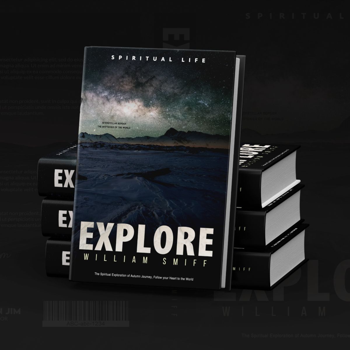 Science fiction books and futuristic imagery